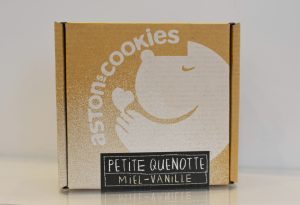 Biscuits Petite Quenotte miel vanille ASTON'S COOKIES chez IDÉFIX Toilettage